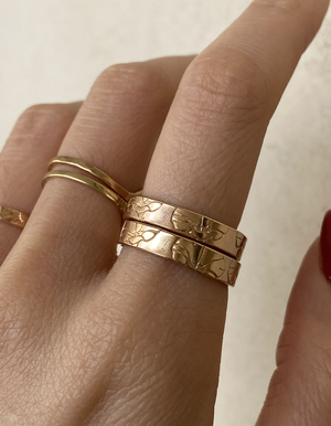 pomum double orion ring✴︎ gold free size Amazon.com: TZ.2 Women's Fashion 18K Gold Plated Flower Ring